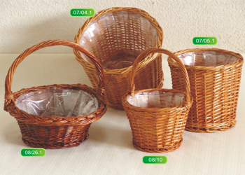 Basket with nylon